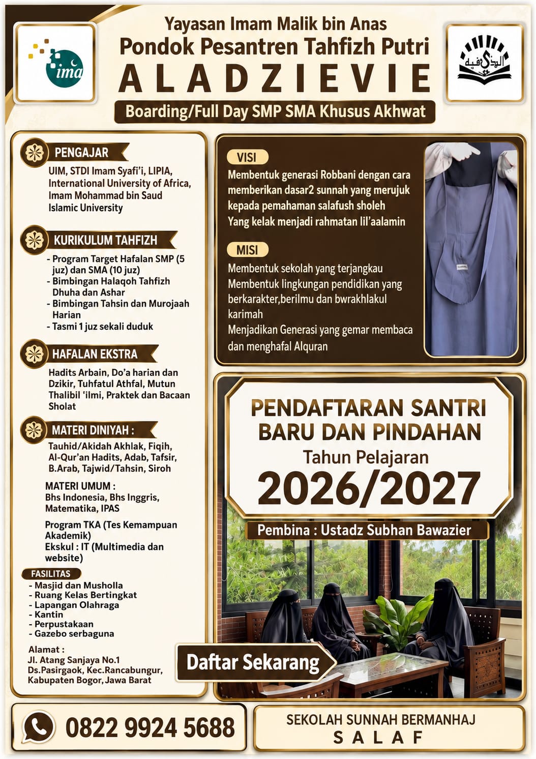 Pondok Tahfizh Putri Aladzievie foto 5